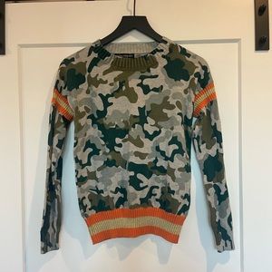 Camo sweater